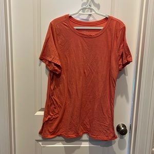 Torrid. Scoop Neck Tee. Orange. Size 3x.